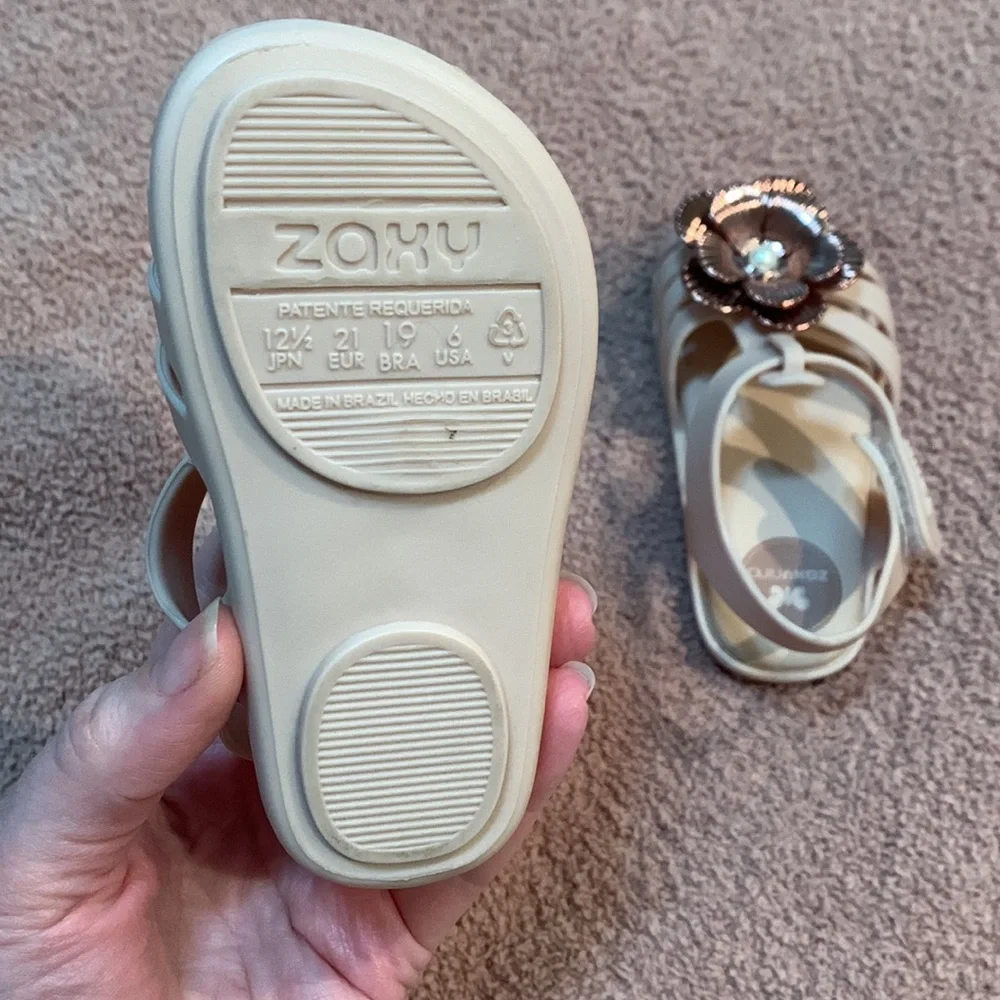 Zaxy Nina Toddler Sandals Great Used Condition - Picture 3 of 3
